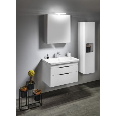 Szafka 76.5x43x50 cm podumywalkowa wisząca biała EL0803030 Sapho Ella