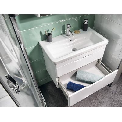 Szafka 76.5x43x50 cm podumywalkowa wisząca biała EL0803030 Sapho Ella