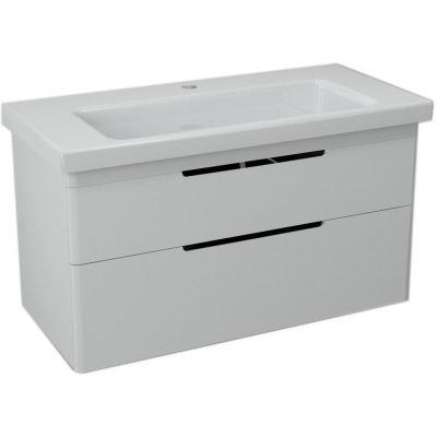 Szafka 95.7x42.8x55 cm podumywalkowa wisząca biała EL1003030 Sapho Ella