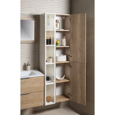 Szafka 35x32x172 cm boczna wisząca dab ESC2302222 Sapho Espace