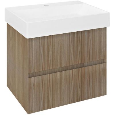 Szafka 57x43x51.5 cm podumywalkowa wisząca dąb FID1260D Sapho Filena