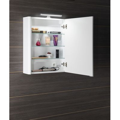 Szafka 55x17x70 cm z lustrem biała LU0550030 Sapho Lucie