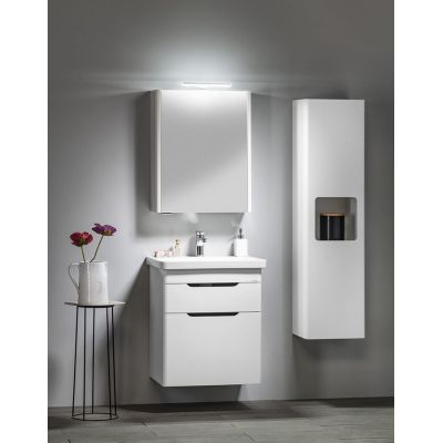 Szafka 55x17x70 cm z lustrem biała LU0550030 Sapho Lucie