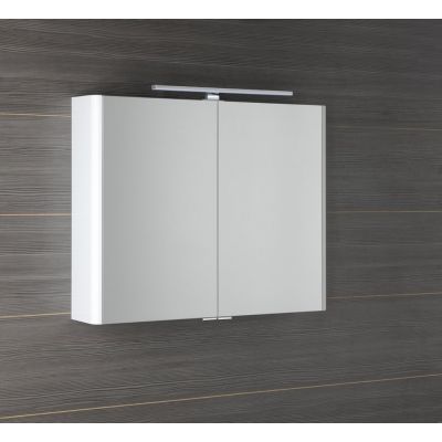 Szafka 86x17x70 cm z lustrem biała LU0850030 Sapho Lucie