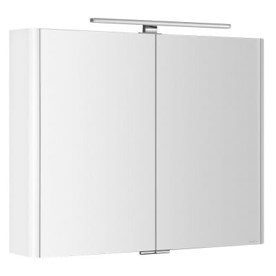 Szafka 86x17x70 cm z lustrem biała LU0850030 Sapho Lucie