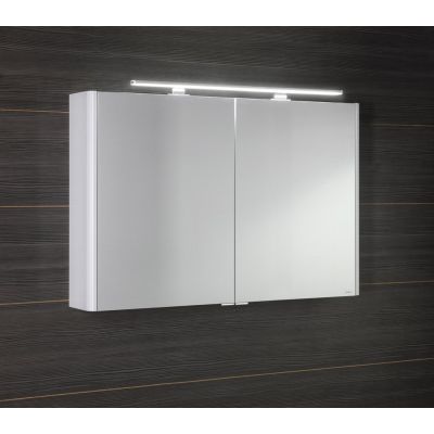 Szafka 106x17x70 cm z lustrem biała LU1050030 Sapho Lucie