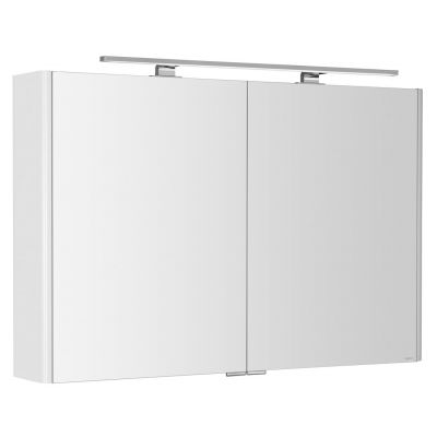 Szafka 106x17x70 cm z lustrem biała LU1050030 Sapho Lucie