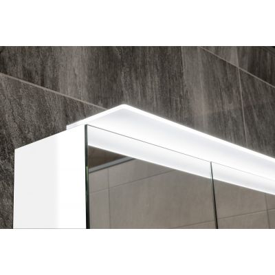 Szafka 60x15x70 cm z lustrem biała LX0600030 Sapho Linex