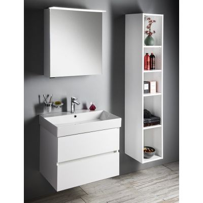 Szafka 60x15x70 cm z lustrem biała LX0600030 Sapho Linex