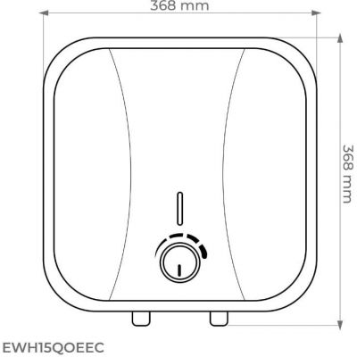 Pojemnościowy podgrzewacz wody 15 l 2.5 kW elektryczny EWH15QOEEC Electrolux