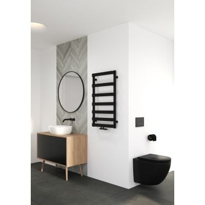 Grzejnik łazienkowy dekoracyjny 89.5x50 cm czarny 55000300 Oltens Varme