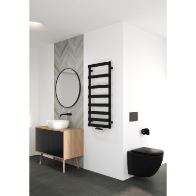 Grzejnik łazienkowy dekoracyjny 108.5x50 cm czarny 55001300 Oltens Varme