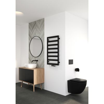 Grzejnik łazienkowy dekoracyjny 91x50 cm czarny 55004300 Oltens Benk