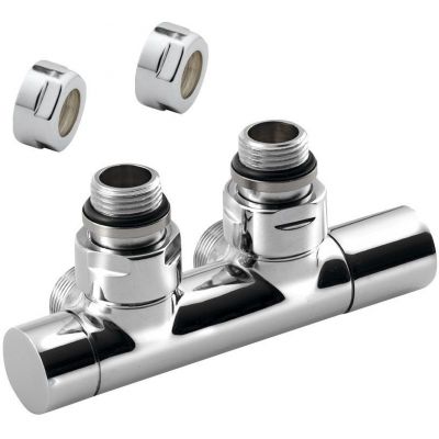 Zestaw przyłączeniowy chrom CP401S Sapho Twin