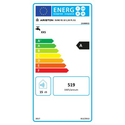 Pojemnościowy podgrzewacz wody 10 l 1.5 kW elektryczny 3100852 Ariston Dune
