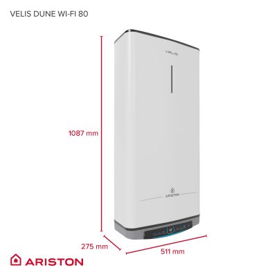 Pojemnościowy podgrzewacz wody 65 l 1.5 kW elektryczny 4018001 Ariston Velis Dune WiFi