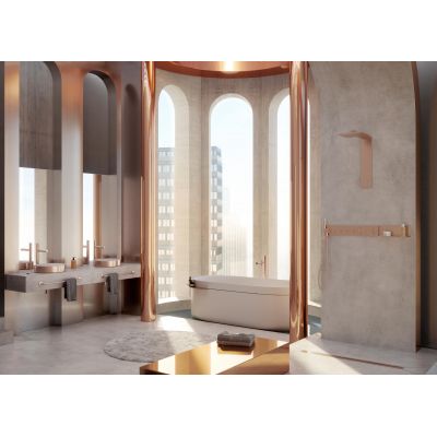 Axor ShowerComposition 12592000 deszczownica 42.5x11 cm prostokątna chrom