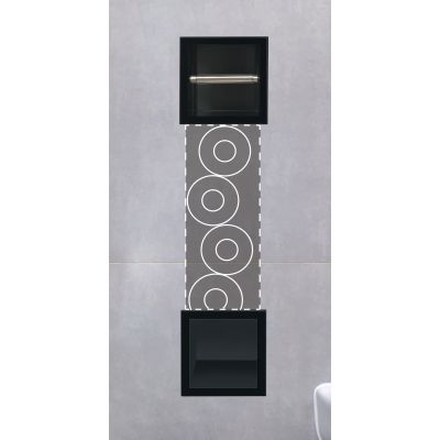 Uchwyt na papier toaletowy czarny PBBL2 Balneo Wall-Box Paper Black