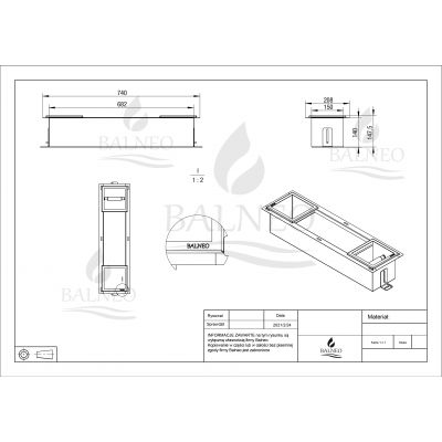 Balneo Wall-Box Paper Inox PBIN2 uchwyt na papier toaletowy