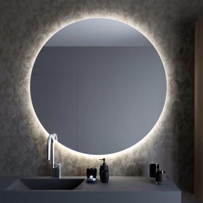 Lustro 70x70 cm okrągłe z oświetleniem 5904107913346 Baltica Design Bright