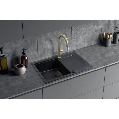 Bateria kuchenna stojąca złoto/stare złoto S130336BG Berg Slim