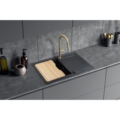 Bateria kuchenna stojąca złoto/stare złoto S130336BG Berg Slim