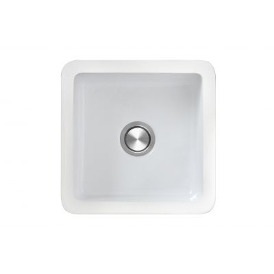 Zlewozmywak ceramiczny 45x45 cm biały BRK22CM Berg Klio