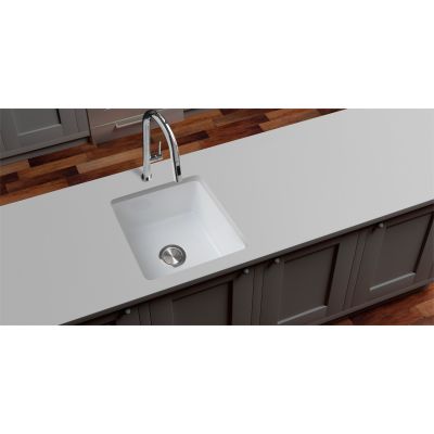 Zlewozmywak ceramiczny 45x45 cm biały BRK22CM Berg Klio