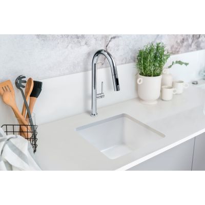 Zlewozmywak ceramiczny 45x45 cm biały BRK22CM Berg Klio