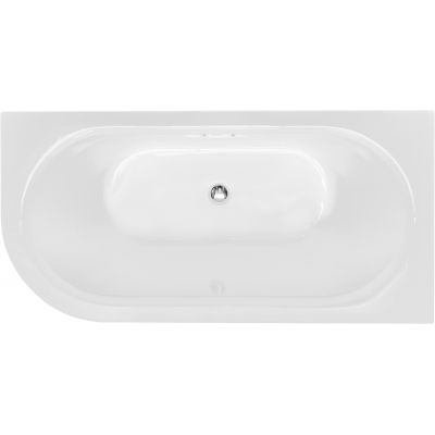 Wanna przyścienna 170x75 cm prostokątna biała #WAA170APZS Besco Avita A-Line