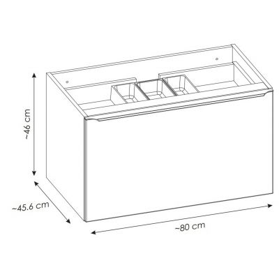 Zestaw Comad SANTAFEOAK8101A, SANTAFEOAK8280A2S, SANTAFEOAK89100A, UM6275SLIM60BLACKDP