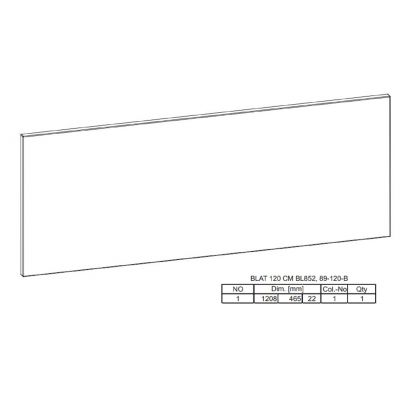 Zestaw Comad ADELOAK89120B, ADELWHITE8260B2S, UM6252SMILE40DP