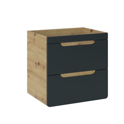 Szafka 60x46x59 cm podumywalkowa stojąca grafitowa ARUBACOSMOS82060CMFSC Comad Aruba Cosmos