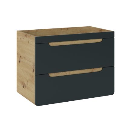 Szafka 80x46x59 cm podumywalkowa wisząca grafitowa ARUBACOSMOS82180CMFSC Comad Aruba Cosmos