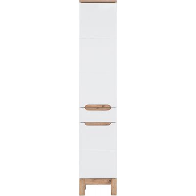 Szafka 35x33x187 cm boczna stojąca biała BALIWHITE800FSC Comad Bali White
