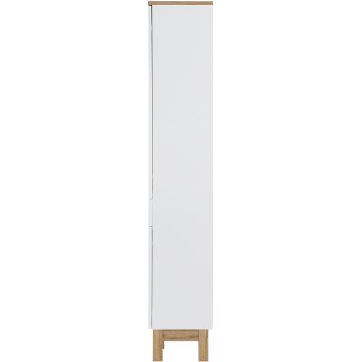 Szafka 35x33x187 cm boczna stojąca biała BALIWHITE800FSC Comad Bali White
