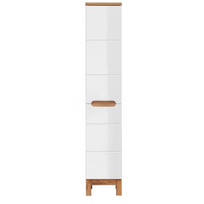 Szafka 35x33x187 cm boczna stojąca biała BALIWHITE804FSC Comad Bali White