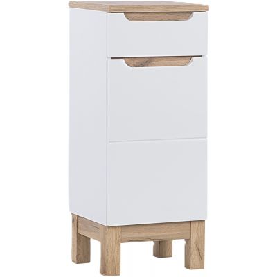 Szafka 35x33x86 cm boczna stojąca biała BALIWHITE810FSC Comad Bali White