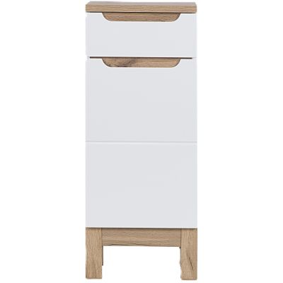 Szafka 35x33x86 cm boczna stojąca biała BALIWHITE810FSC Comad Bali White