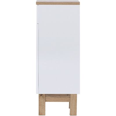 Szafka 35x33x86 cm boczna stojąca biała BALIWHITE810FSC Comad Bali White