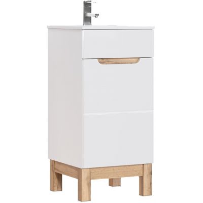 Szafka 40x41x84 cm podumywalkowa stojąca biała BALIWHITE82340CMFSC Comad Bali White