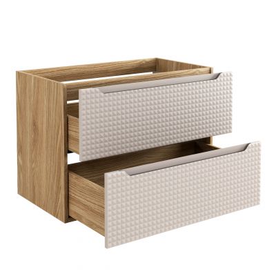 Szafka 80x46x57 cm dab-beżowa LUXORBEIGE82802S Comad Luxor Beige