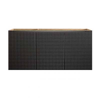 Szafka 120x46x57 cm czarna-dab LUXORBLACK821203D Comad Luxor Black