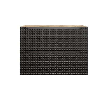 Szafka 80x46x57 cm czarna-dab LUXORBLACK82802S Comad Luxor Black