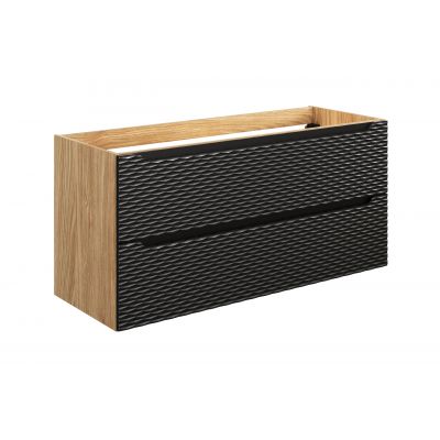 Szafka 120x46x57 cm czarna-dab OCEANBLACK821202S Comad Ocean Black
