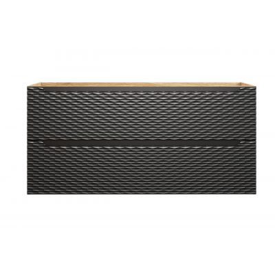 Szafka 120x46x57 cm czarna-dab OCEANBLACK821202S Comad Ocean Black