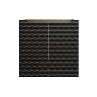 Szafka 60x46x57 cm czarna-dab OCEANBLACK82602D Comad Ocean Black