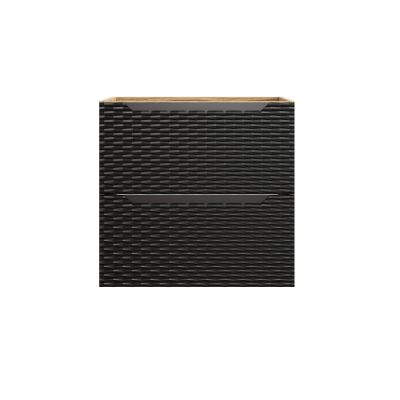 Szafka 60x46x57 cm czarna-dab OCEANBLACK82602S Comad Ocean Black