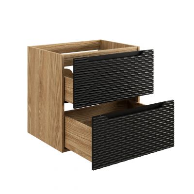 Szafka 60x46x57 cm czarna-dab OCEANBLACK82602S Comad Ocean Black