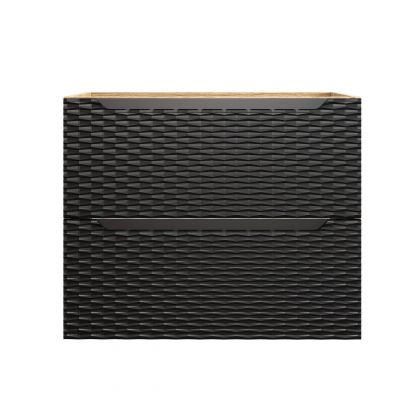 Szafka 70x46x57 cm czarna-dab OCEANBLACK82702S Comad Ocean Black
